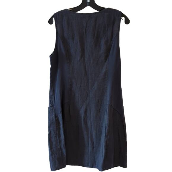EUC Lina Tomei Linen Shift Dress, M - Picture 7 of 7